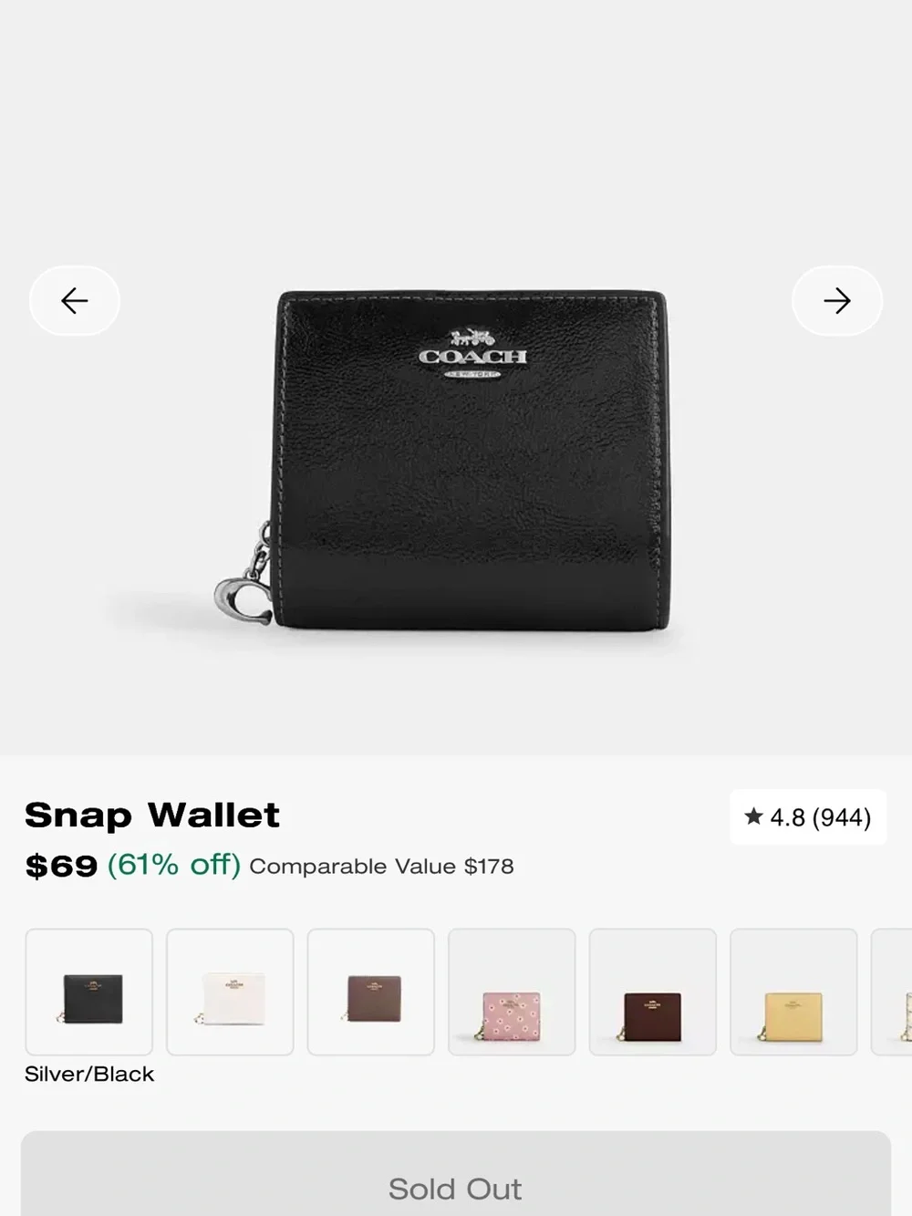 Coach wallet excellent condition - Picture 5 of 6